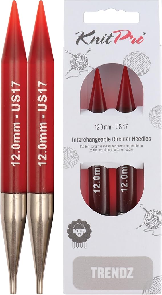 Agujas Circulares Intercambiables Trendz - 13 cm