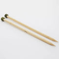 Agujas Rectas Bamboo - 35 cm